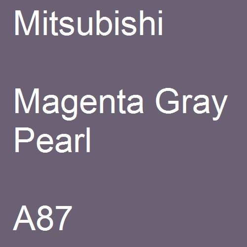 Mitsubishi, Magenta Gray Pearl, A87.